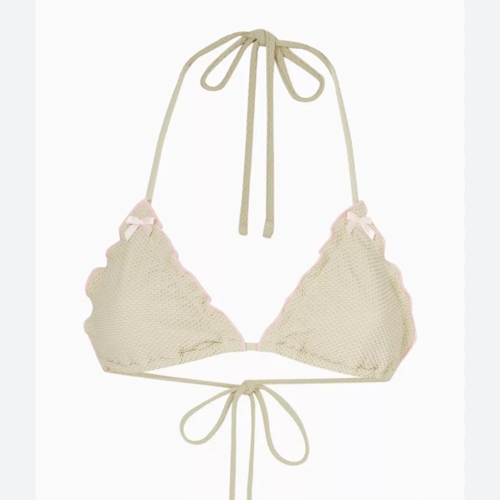 Frankie's Bikinis Cream Set